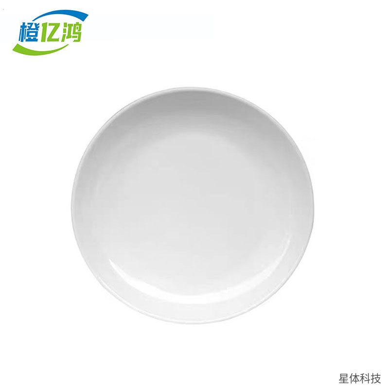 纯白陶瓷深盘 12英寸 菜盘 瓷盘子 圆形深盘 家用餐盘 汤盘 盛菜盘 纯色餐具 白色瓷盘图片3