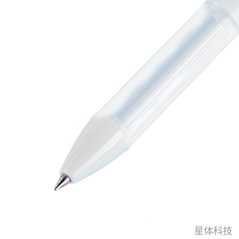 黑色0.5mm按动中性签字笔 5支装图片2