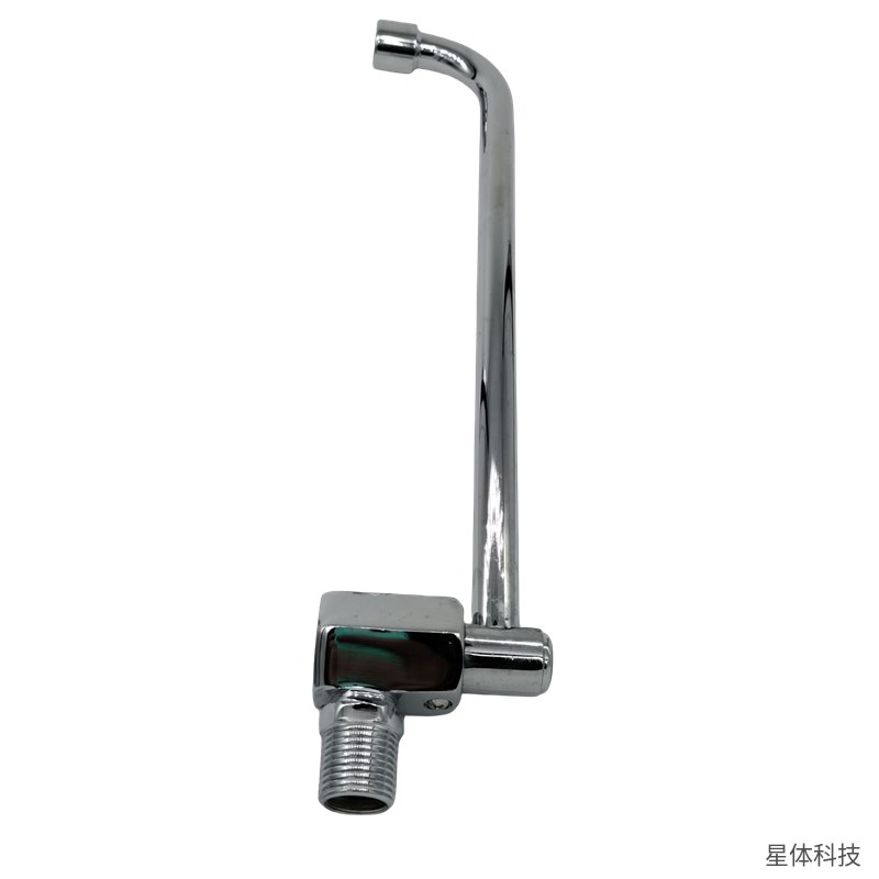 全铜摇摆水龙头 可旋转龙头 单孔水龙头 铜水龙头 旋转出水龙头 立式龙头 铜阀芯龙头 卫浴龙头 银色图片4