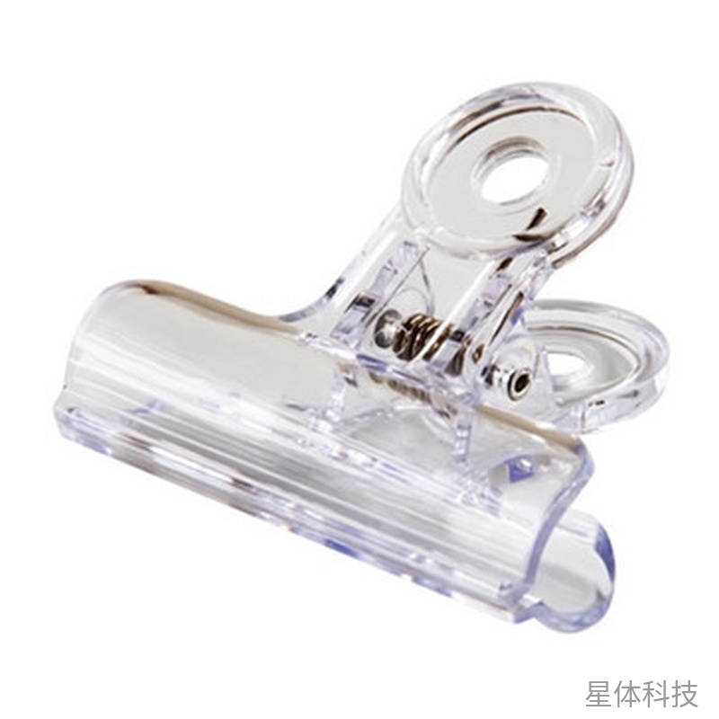 51mm塑料票据夹 弹簧夹纸文件整理12只筒装图片2