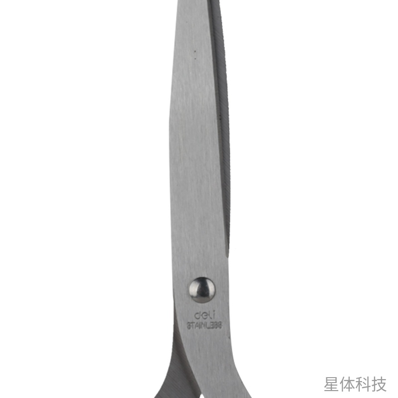 210mm办公剪刀 不锈钢刀片裁纸剪 单把图片2