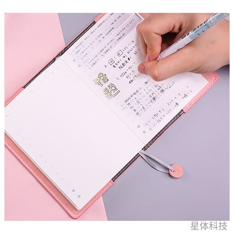 月计划日计划手账本 日程记录本 粉色144×105mm 单本图片2