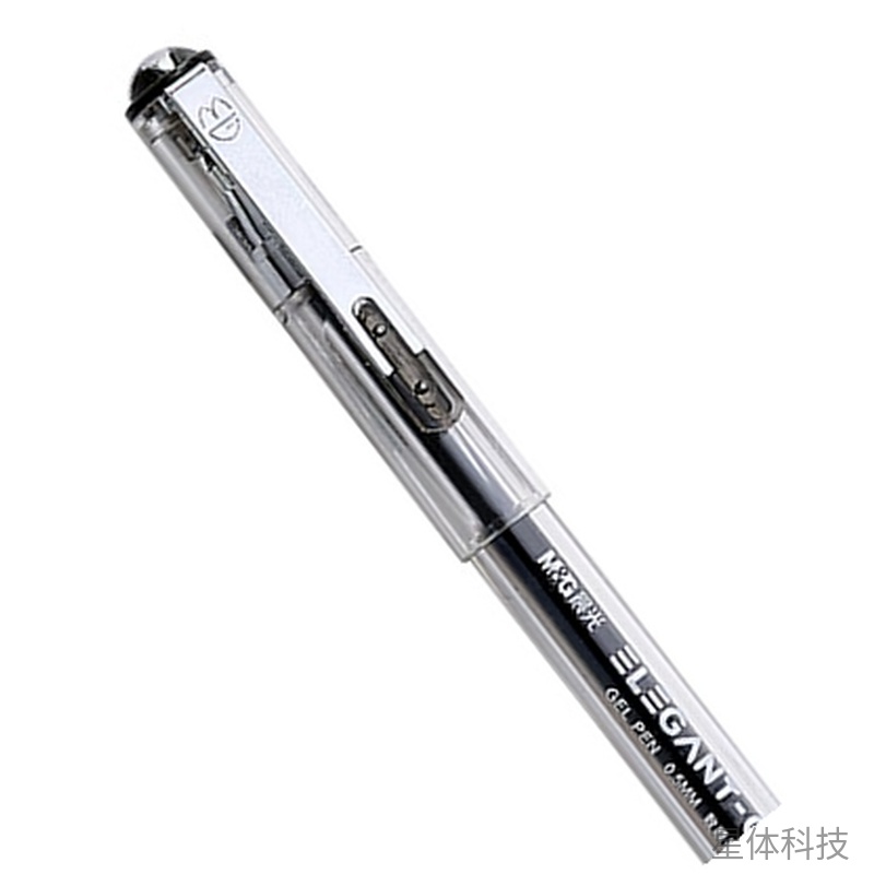 黑色0.5mm拔盖中性签字笔 1支装图片2