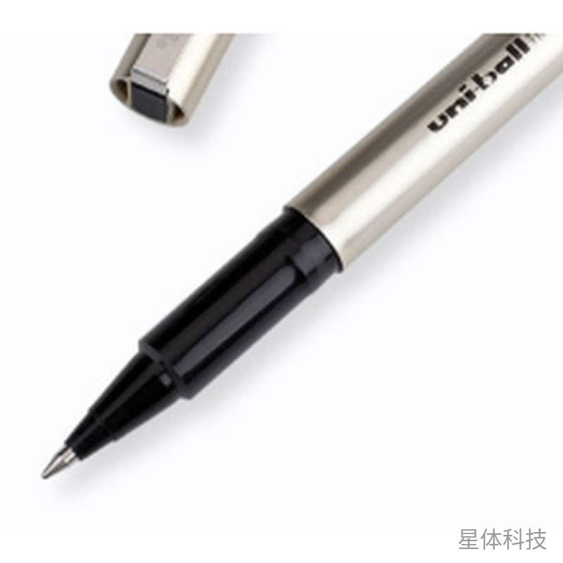 黑色0.7mm拔盖走珠笔 单支装图片2