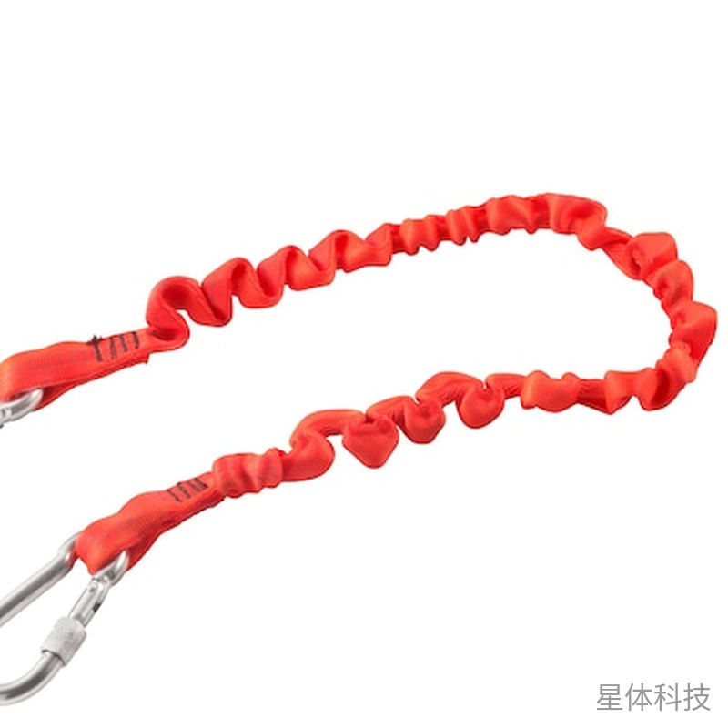 工具防坠连接绳 双锁扣工具系绳 拉伸绳长1.2米图片3