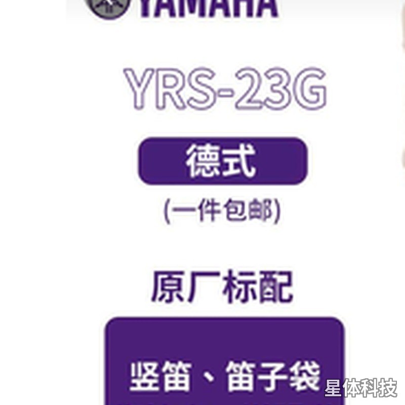 竖笛 高音C调 德式 学生初学八孔竖笛 附笛袋图片2