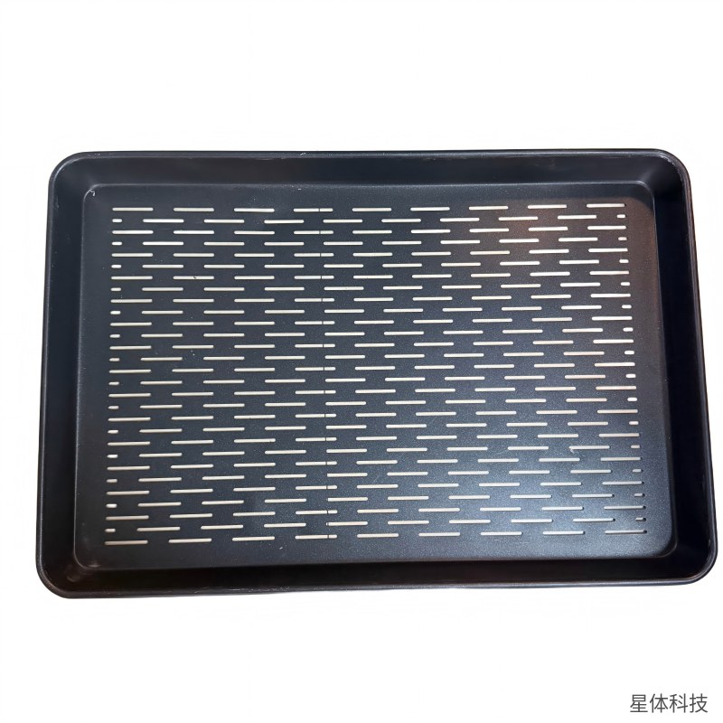 不锈钢烤盘 60×40×5厘米 长方形 烘焙盘 商用 面包 蛋糕 烤箱 托盘 加深 后厨 黑色图片4