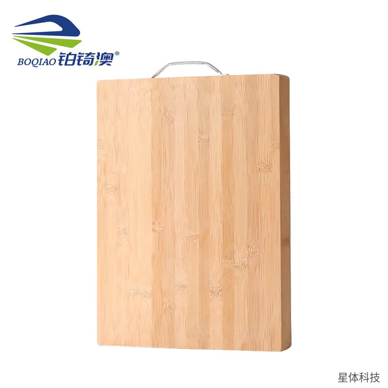 竹砧板 45×32×2.5厘米 整竹菜板 切菜板 案板 长方形揉面板 厨房家用 竹本色图片3