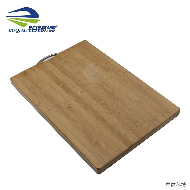 竹砧板 45×32×2.5厘米 整竹菜板 切菜板 案板 长方形揉面板 厨房家用 竹本色图片4