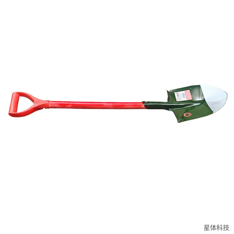 消防锹铲 1000×230×300毫米 铁锹 消防站 应急 微型消防站 器材 铲子 工地 物业 红色图片2