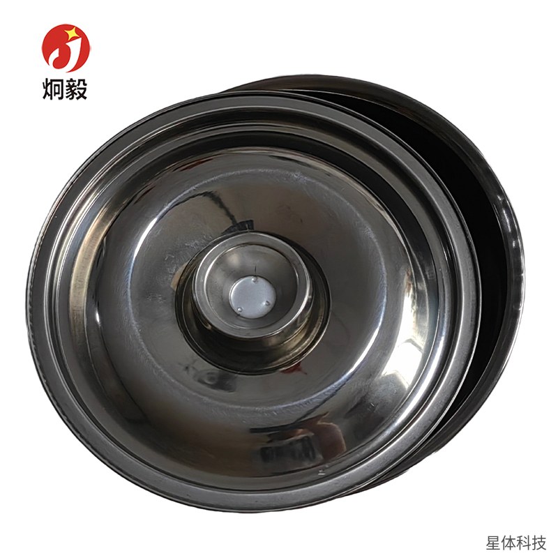 304不锈钢调料罐 带盖 有孔盖 厨房调味罐 圆形调料缸 酱料罐 后厨备料罐 调味盒 餐厅调料桶 银色图片4