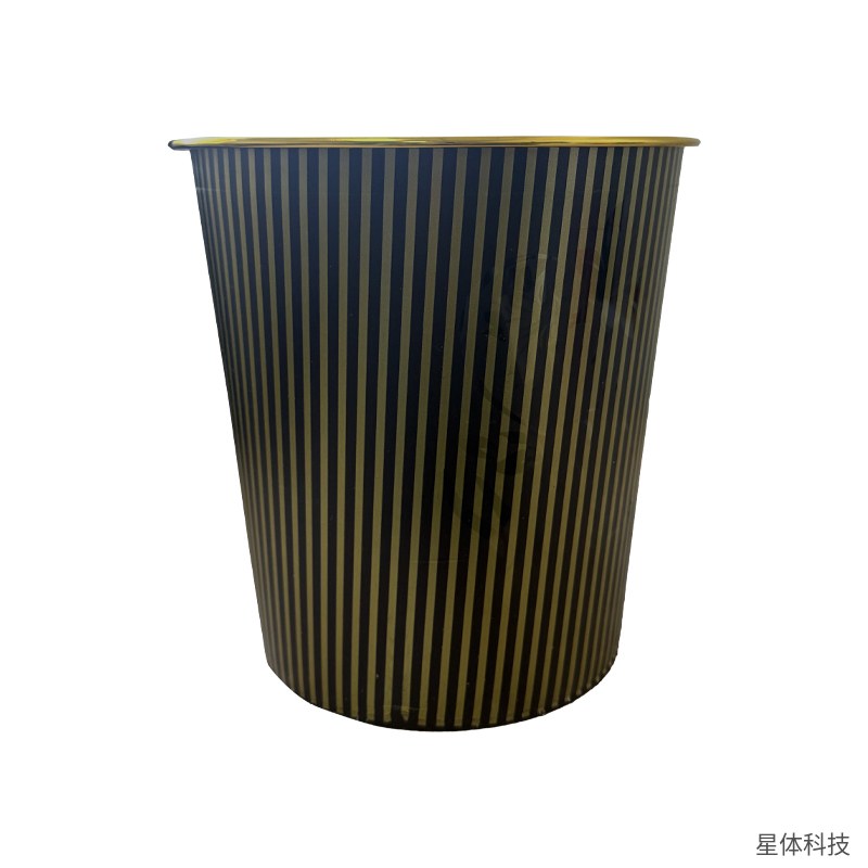 塑料垃圾桶 10升 圆形 无盖纸篓 办公室卧室客厅 废纸篓 垃圾筒 家用清洁用品 黑色图片4