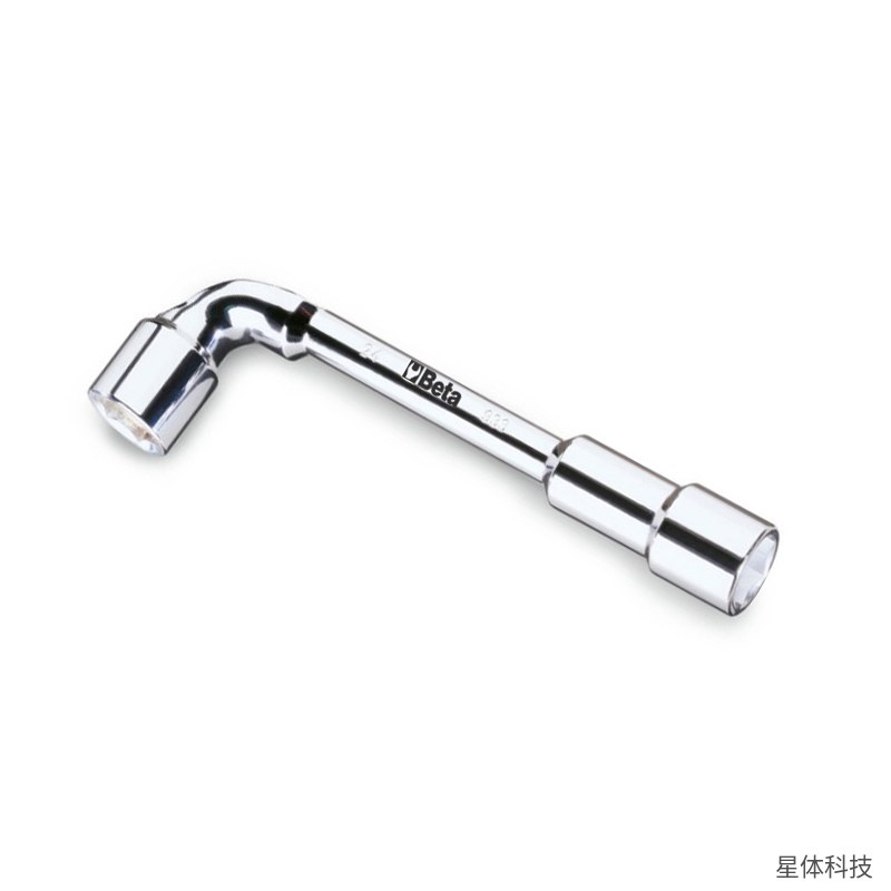 百塔 双头六角L型套筒扳手 119毫米 铬钒合金钢 弯头套筒 汽修 机修 拆装 专业 五金工具图片3