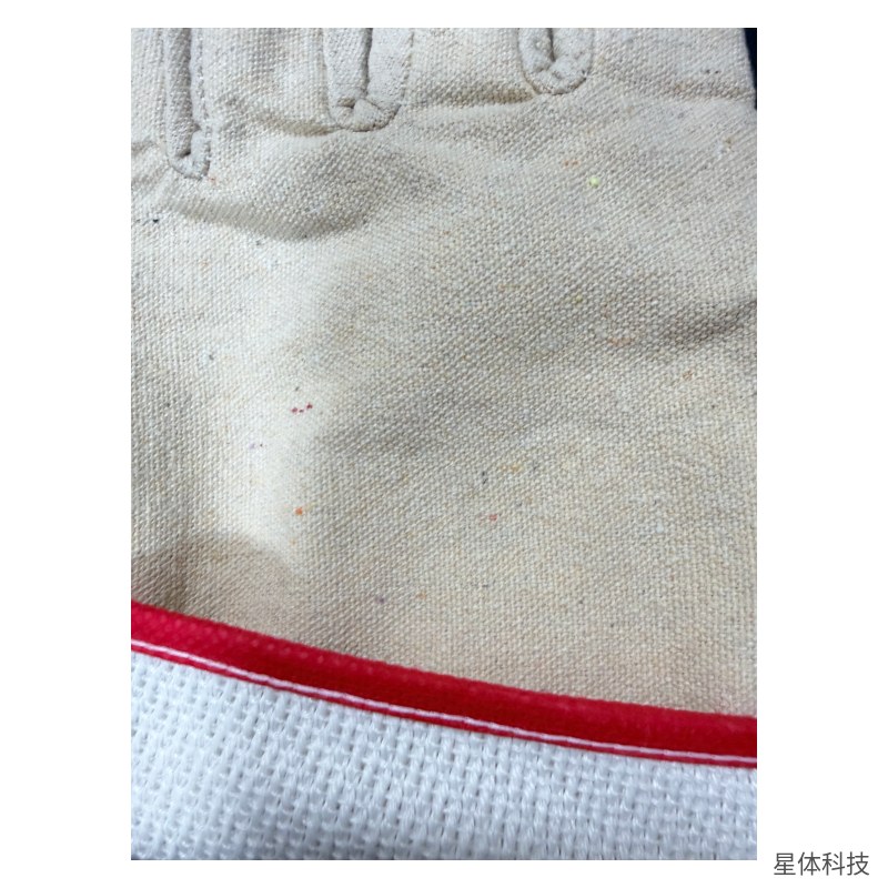 帆布手套 棉加厚 均码 劳保手套 搬运 耐磨 工地 机械 维修 电焊 双层 装卸 米白色图片4