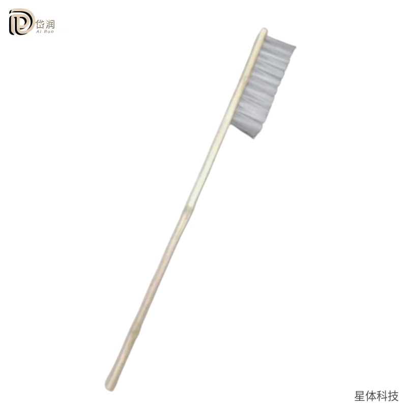 尼龙刷 竹柄 清洁刷 硬毛刷子 洗刷工具 商用后厨地面器具刷洗 手持刷 家用清洁用品 白色图片4