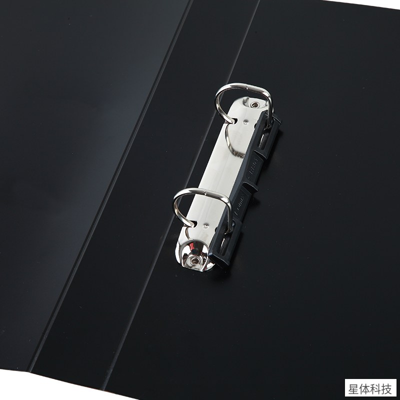 齐心 A4 D型夹文件夹 1.5寸 2孔 PP材质 资料夹 档案夹 办公文件整理收纳 单个装 黑色图片5