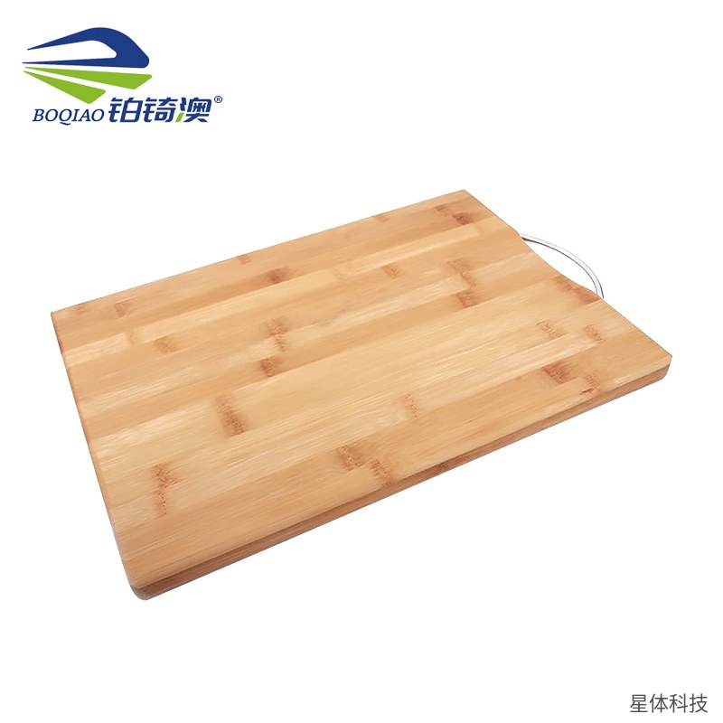 竹砧板 45×32×2.5厘米 整竹菜板 切菜板 案板 长方形揉面板 厨房家用 竹本色图片2