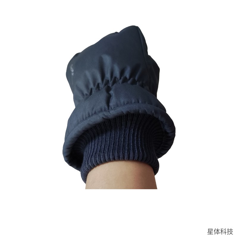 防寒手套 均码 分指款 聚酯纤维 冬季保暖 户外作业 防风 骑行通勤 劳保防护 冬季出行 黑色图片2