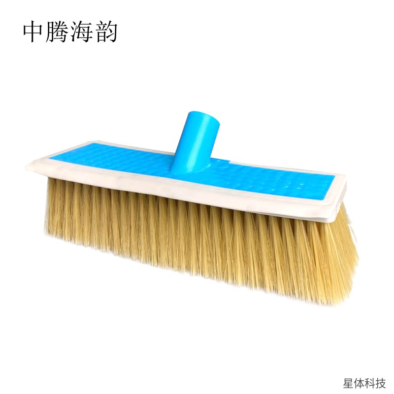 鬃毛刷子 26厘米 软毛清洁刷 地刷头 洗车刷 地板刷 可接杆 商用清洁工具 蓝色图片4