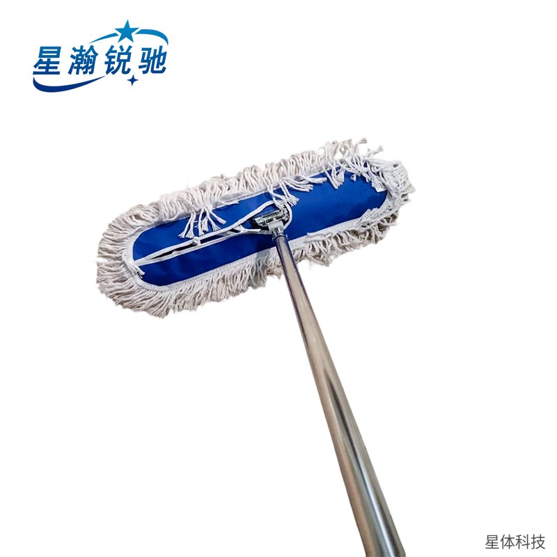 平板拖把 40厘米 棉线拖布 平拖 地板拖地墩布 办公室家用地面清洁工具 商用 蓝色图片2