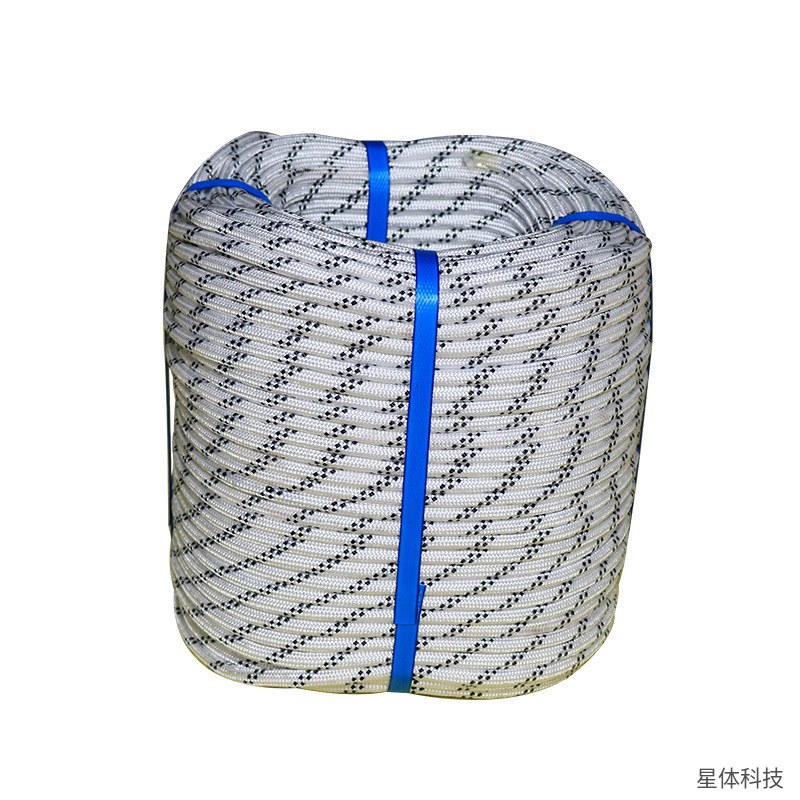 尼龙编织绳 6毫米 100米 捆绑绳 普通绳 货车 打包 晾衣 户外 绑扎 耐磨 白色图片2