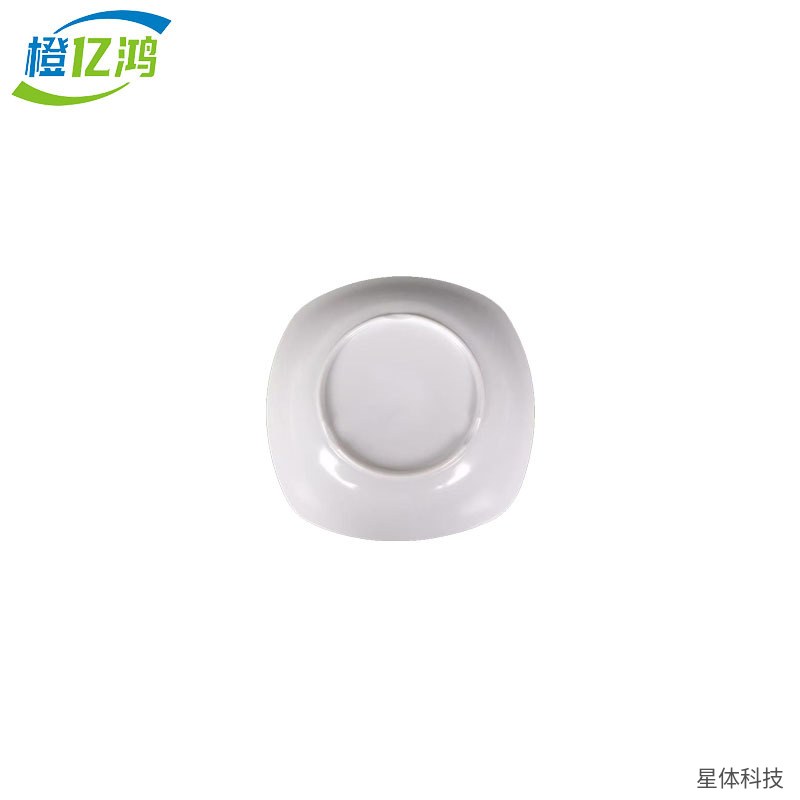 密胺四方碟 4英寸 小碟子 调料碟 酱料碟 餐厅 酒店 食堂 火锅 仿瓷 正方形 云白图片3