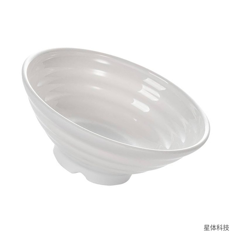 密胺瓷大碗 21.5厘米 牛肉拉面碗 麻辣烫碗 汤碗 面馆 餐厅 食堂 商用 防摔 仿瓷 象牙白图片2