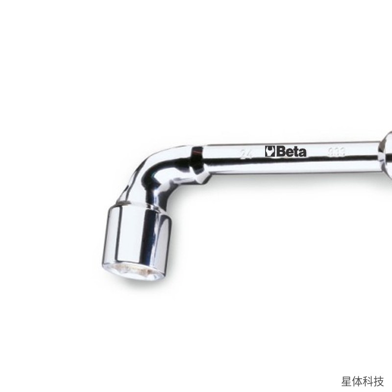 百塔 双头六角L型套筒扳手 119毫米 铬钒合金钢 弯头套筒 汽修 机修 拆装 专业 五金工具图片2