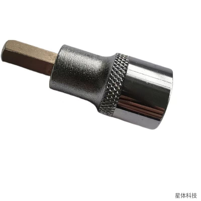 六角旋具套筒 10毫米 碳钢 公制 批头套筒 内六角 机修 汽修 装配 拆卸 手动五金工具图片4