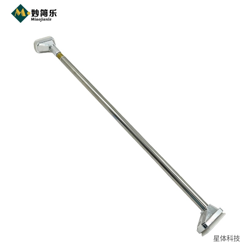 不锈钢伸缩晾衣架 单杆式 晾衣杆 晒衣架 阳台室内 毛巾衣物晾晒 家用收纳 可伸缩 银色图片4