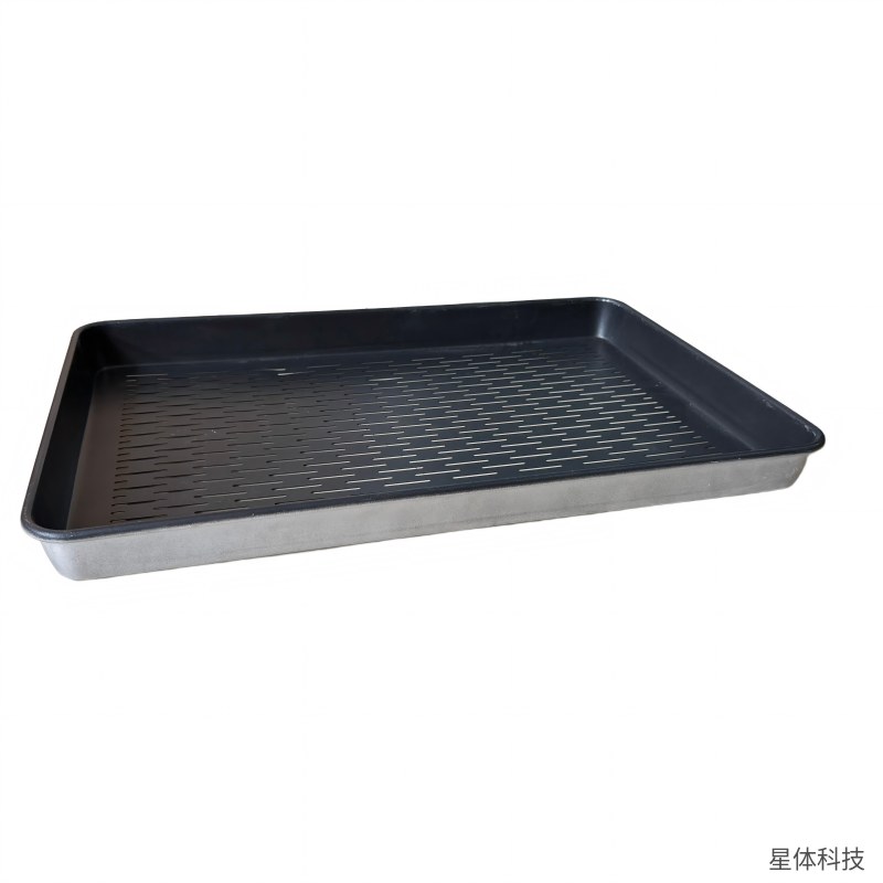 不锈钢烤盘 60×40×5厘米 长方形 烘焙盘 商用 面包 蛋糕 烤箱 托盘 加深 后厨 黑色图片2