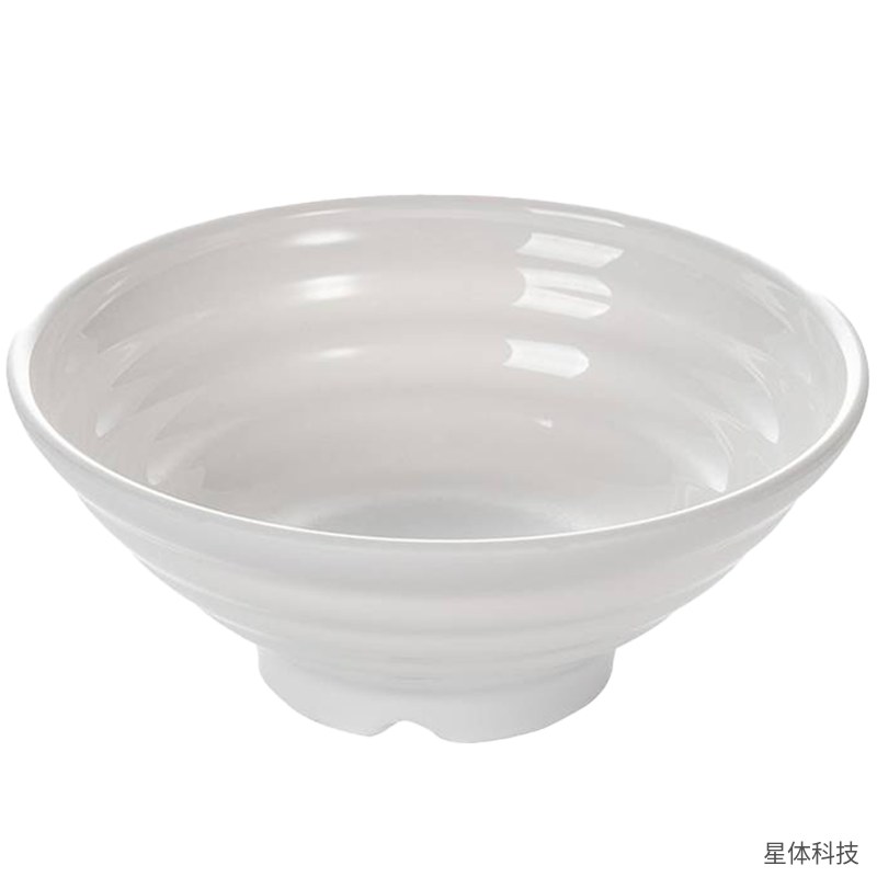 密胺瓷大碗 21.5厘米 牛肉拉面碗 麻辣烫碗 汤碗 面馆 餐厅 食堂 商用 防摔 仿瓷 象牙白图片4