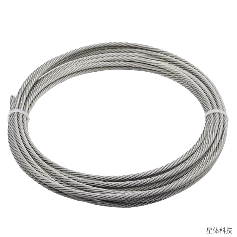 油性钢丝绳 直径11毫米 起重钢丝绳 钢绞线 牵引绳 吊装索具 捆绑钢索 涂油钢缆 按米计价 银色图片2
