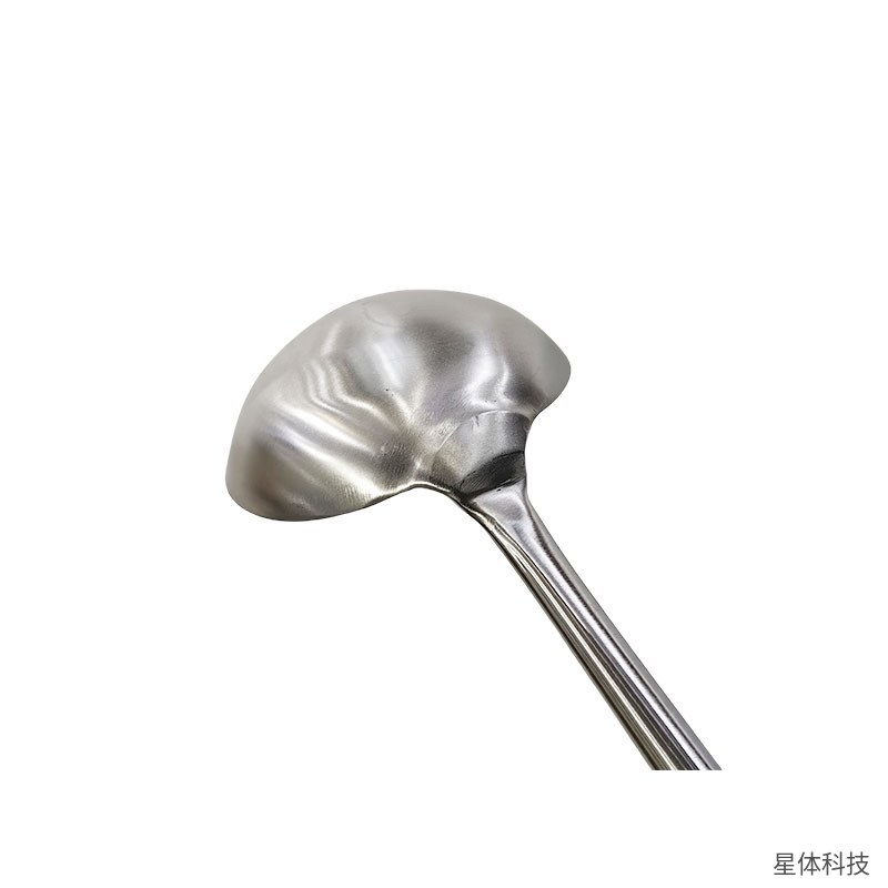 304不锈钢木柄手勺 52×14厘米 炒勺 炒菜勺 马勺 厨师勺 餐厅后厨长柄汤勺 银色图片3