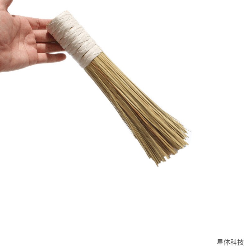 天然竹锅刷 大号 竹制洗锅刷 洗碗刷 刷锅竹帚 炊帚 餐厅后厨清洁刷 厨房清洁工具 竹本色图片3