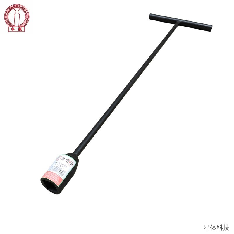 地下消火栓扳手 碳钢 消防栓扳手 五角 开启工具 市政 物业 消防水源 阀门扳手 加长杆图片2